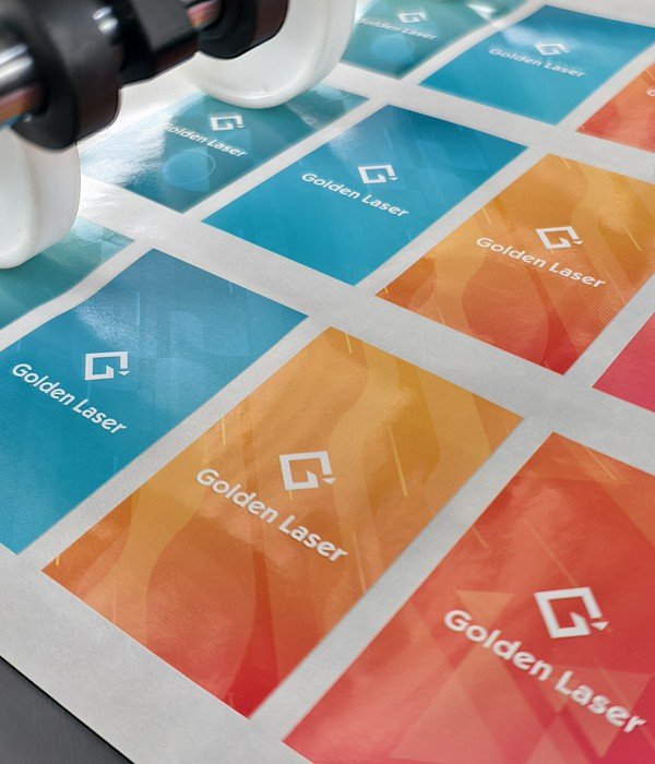 goldenlaser label laser die cut