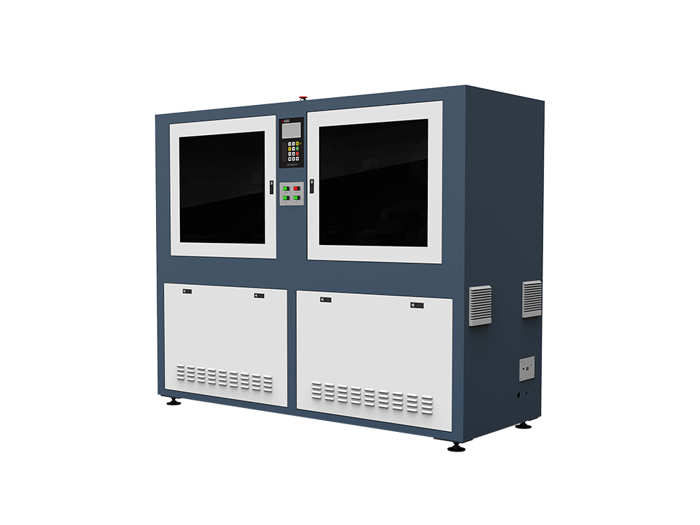 laser cutter with roll feeder and ccd camera