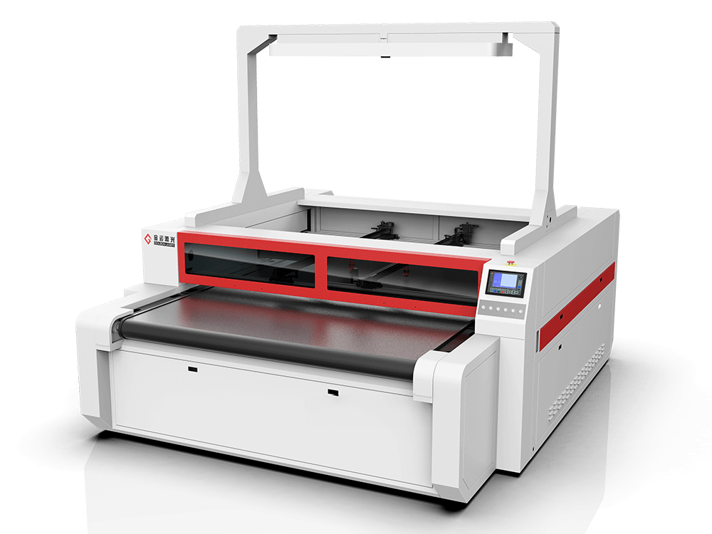 smart vision independent dual head laser cutting machine