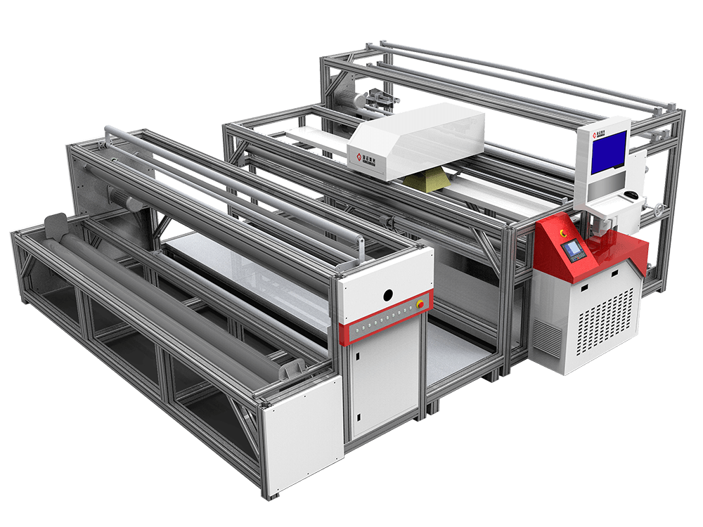 warp knitted lace laser trimming machine